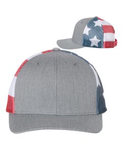 Richardson Printed Mesh-Back Trucker Cap